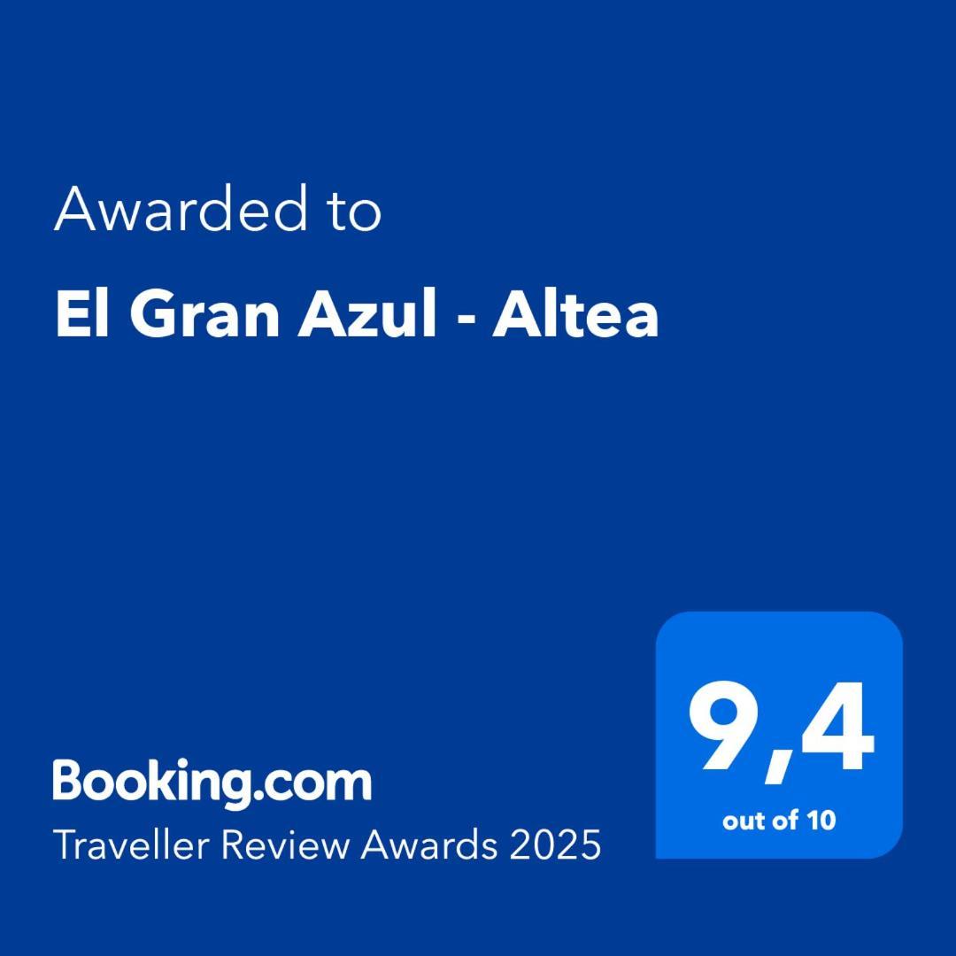 El Gran Azul - Altea Apartman Kültér fotó